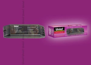 UET-HA-210 Трансформатор электронный  210W 12V 165х35х49мм (уп.50шт.) UNIEL UET-HA-210 - фото 630510