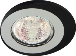 28365 DL4A  MR16 MAX50W 12V G5.3  алюминий, черный Светильник встраиваемый (уп.10/30шт.) FERON 28365 - фото 630512