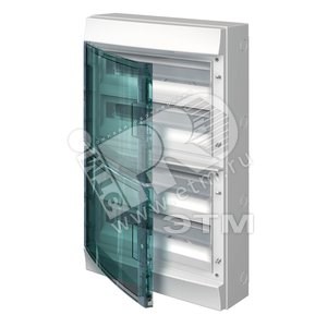 1SLM006501A1209 Mistral65 Бокс настенный ЩРН-П 72М прозрачная дверь IP65 с клеммами ABB 1SLM006501A1209 - фото 630575