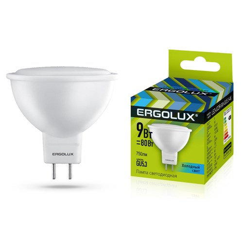 13625 LED-JCDR-9W-GU5.3-4K Лампа светодиодная 9Вт JCDR 4000K 172-265В Ergolux 13625 - фото 630584