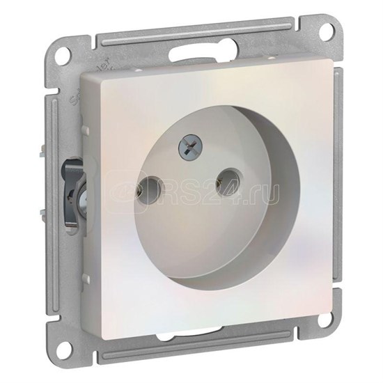ATN000441 AtlasDesign Механизм розетки 1 гнездо без заземления, жемчуг (уп.10шт.) Systeme Electric (Россия) ATN000441 - фото 630704