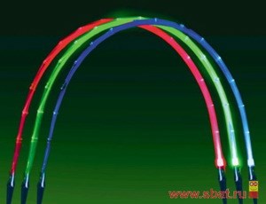 SG-120 "Радуга"  (3LED) светильник с солн.батар. SG-120 - фото 630781