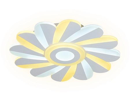FA850 WH белый 70W D500*45 (ПДУ РАДИО 2.4) Потолочный светодиодный светильник с пультом Ambrella FA850 WH белый - фото 630794