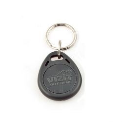 VIZIT RF2.1 (серый) Брелок, универсальная кодировка Ключ RFID 125кГц для домофона VIZIT RF2.1 - фото 630831