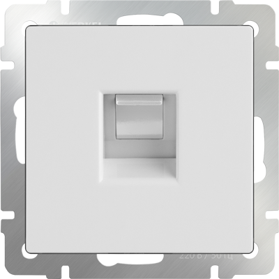 W1181001/WL01-RJ-45/WL05-RJ-45-white Механизм розетки компьютерной RJ45 Cat.5e, белый (уп.10шт.) Werkel™ a051136-1 - фото 630860
