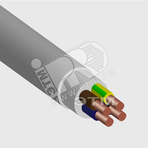 NYM нг-LS 5х2,5мм² Севкабель (бухта 100м.) К13И1513ВК005Я8 - фото 630888
