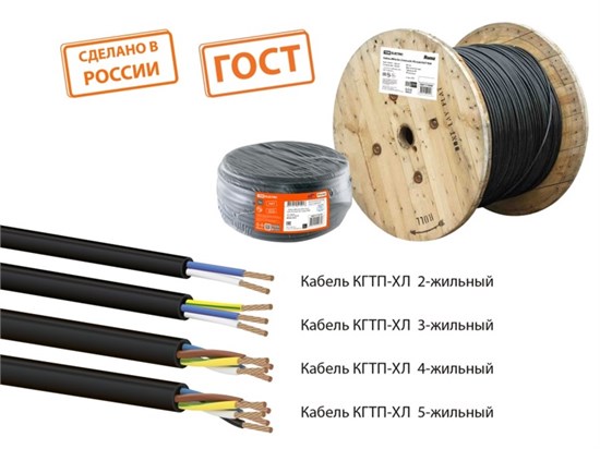 КГ 3х0,75мм² Кабель силовой TDM, TOKOV ELECTRIC ГОСТ (бухта 100м.) SQ0110-0053 - фото 630908