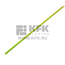 FD 20-2407 2.4/1.2мм 1м Термоусадка желто-зеленая (трубка ТУТ) (уп.200м.) REXANT FD 20-2407 - фото 630920