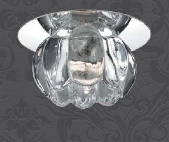 369605 NT12 073 хром Встраиваемый IP20 G4 20W 12V CRYSTAL 713257 - фото 631034