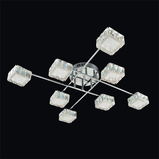 1-1692-8-CR Y LED Люстра Геометрия Maxisvet 1-1692-8-CR Y - фото 631056