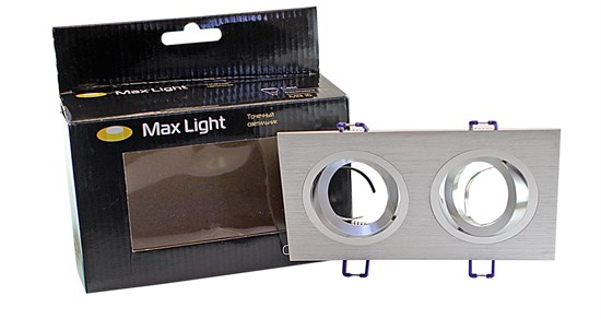 CAST 80 BRUSHED SILVER MR16 серебро, Cветильник встраиваемый (уп.50шт.) Max Light CAST 80 BRUSHED SILVER - фото 631099
