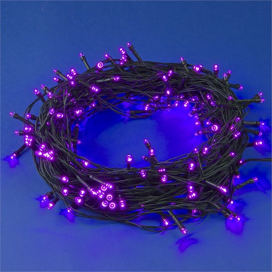 ULD-S2000-200-DGA PINK IP20 Гирлянда-нить 200LED розовый 20м, 8 реж., провод зеленый IP20 Uniel ULD-S2000-200-DGA PINK - фото 631126