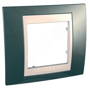 MGU6.002.524 Unica Хамелеон Рамка, 1 место, шампань/бежевая (уп.10шт.) Schneider Electric MGU6.002.524 - фото 631157