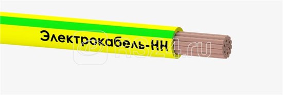 ПВ3/ПУГВнг(А)-LS 1х70мм² ЖЕЛТО-ЗЕЛЕНЫЙ Провод многопроволочный Электрокабель НН ГОСТ ПВ3/ПуГВ 1х70-2 - фото 631204