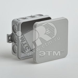 67093 Тусо.Коробка расп. для о/п, 85х85х35мм серая (уп.140шт.) RUVinil (Россия) 67093 - фото 631359