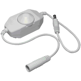 CDM06AESB Ecola LED strip Dimmer 6A 72W 12V на проводе с ручкой для управления CDM06AESB - фото 631380