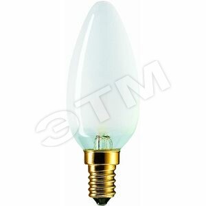 01176350 PHILIPS Stan CLASSIC 60W E14 230V B35 FR Лампа накаливания свеча матовая (уп.100шт.) 871150001176350 - фото 631427