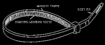 TSL-200-I-YB Черные стяжки с защитой от ультр. лучей 202х3.6мм, от -40 до +85°C (уп.100шт.) стяжки торговой марки Harter TSL-200-I-YB - фото 631429