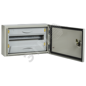 MKM16-N-18-54-ZU PRO Корпус металлический ЩРн-18з-1 У2 IP54 IEK® MKM16-N-18-54-ZU - фото 631443