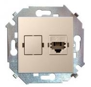 1591598-031 S15 Розетка компьютерная RJ45 кат.5е, слоновая кость (уп.20шт.) Simon Electric 1591598-031 - фото 631490