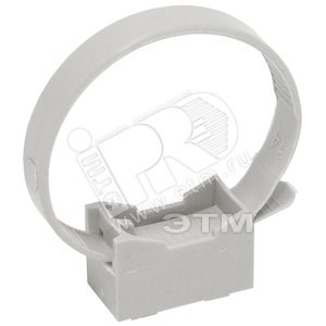 CTA10MP-CFF132-K41-100/CTA10D-CFF132-K41-010 Хомутный держатель со стяжкой CFF1 16-32мм (уп.10/100шт.) IEK® CTA10MP-CFF132-K41-100 - фото 631501