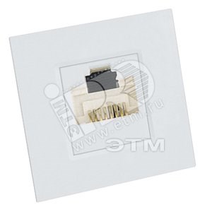 RIN-144K5E-BE Wessen 59 Розетка информационная скрытая Cat.5e белая RAL9010 для кабель-канала (уп.25шт.) Schneider Electric RIN-144K5E-BE - фото 631538