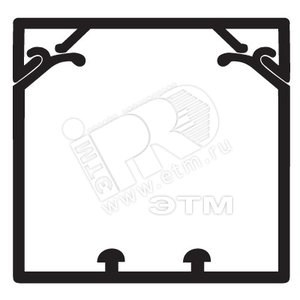 01785 TA-GN IN-Liner белый Кабель-канал 80х60мм с крышкой (уп.16м.) ДКС 01785 - фото 631643