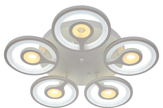 Decor 2015 140W white, Управляемый светодиодный светильник, 3000-6500К, Ø550х120мм Max Light Decor 2015 140W white - фото 631898