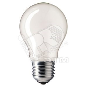 35471684 PHILIPS Stan 60W E27 230V A55 FR Лампа накаливания матовая (уп.120шт.) 871150035471684 - фото 631944