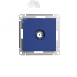 ATN001191 Atlasdesign Механизм TV розетки оконечной 1DB, аквамарин (уп.5шт.) Systeme Electric (Россия) ATN001191 - фото 631976