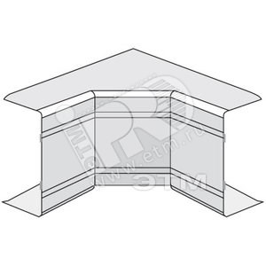 01829 NIA In-liner Угол внутренний неизменяемый 90° 100х60мм (уп.4шт.) ДКС 01829 - фото 632129