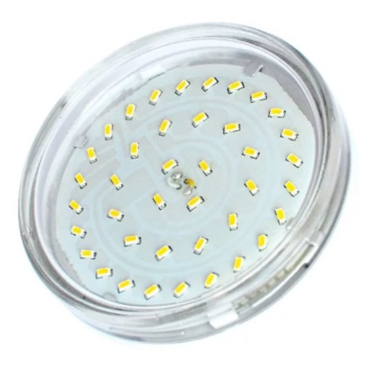 T5TV42ELC Ecola Light GX53 LED 4,2W Tablet 220V 4200K Лампа св/д прозрачное стекло (уп.100шт.) T5TV42ELC - фото 632236