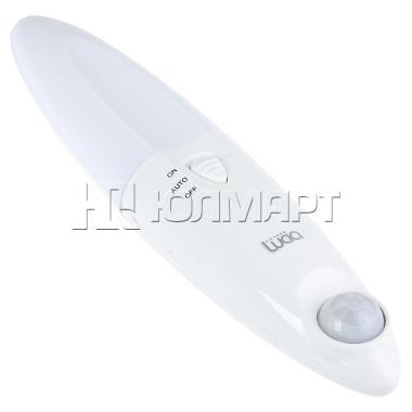 Лючия S-004  "Ночной маяк" Светильник-фонарь, 4 LED, датчики освещенности и движения, на 3xAAA 4606400608769 - фото 632425
