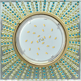 FM53SGECB Ecola GX53 H4 Glass Светильник встраиваемый двухцветный (уп.5/30шт.) FM53SGECB - фото 632520