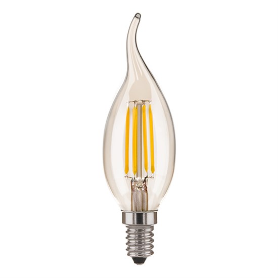 BL130 7W 4200K E14 (CW35 прозрачный) Светодиодная лампа свеча на ветру (уп.10/100шт.) Elektrostandard BL130 7W 4200K E14 (CW35 прозрачный) - фото 632893