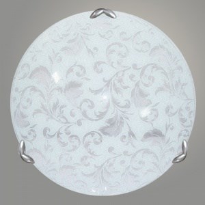 Жар-птица Светильник d300 белый/песок/хром 2х60W E27 НПБ-300 н. (Никольский завод) 988018693 - фото 632926