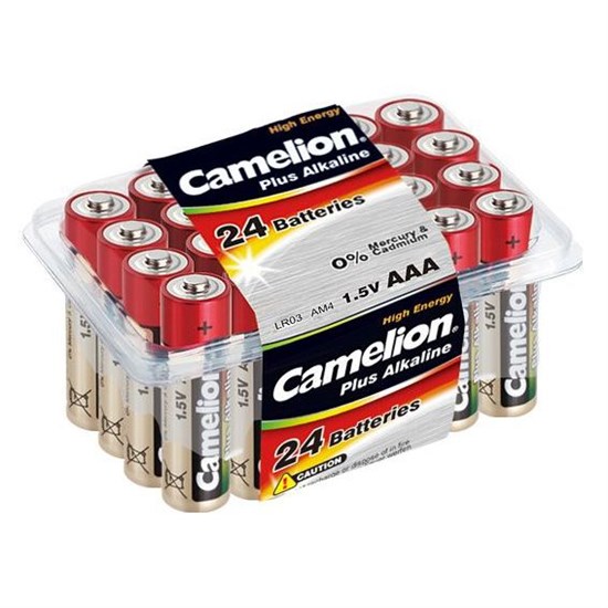 LR03-PB24 Plus Alkaline Элемент питания AAA 1.5В (уп.24/144шт.) Camelion (Китай) LR03-PB24 - фото 633000