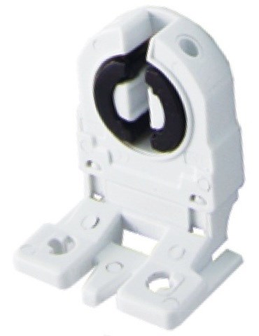 SQ0351-0012 Патрон G13 поликарбонат втычной стоечный (крепление на защелки) (уп.100шт.) TDM SQ0351-0012 - фото 633025