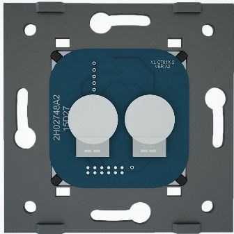 WT-M02 (WT-F02W) Механизм выключателя сенсорного на две линии без д/у CGSS (Италия) WT-M02 - фото 633038