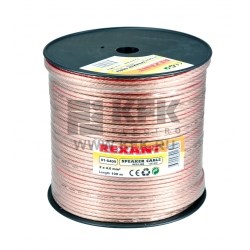 FD 01-6409 Кабель акустический, 2х4мм², прозрачный Red Line (бухта 100м.) REXANT FD 01-6409 - фото 633088