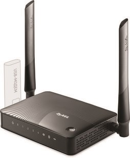 ZyXEL Keenetic 4G III Интернет-центр (4UTP 10/100Mbps, 1WAN, USB,802.11b/g/n, 300Mbps) ZyXEL Keenetic 4G III - фото 633233