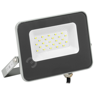 LPDO701-20-K03 СДО 07-20 Прожектор светодиодный серый IP65 (уп.30шт.) IEK® LPDO701-20-K03 - фото 633274