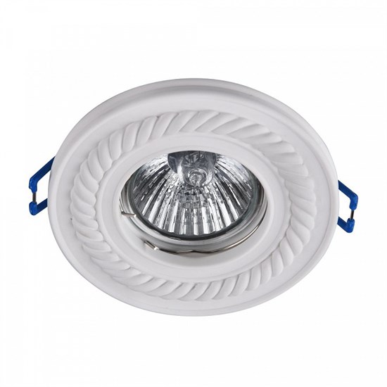 DL283-1-01-W Коллекция Downlight серия Gyps Classic Светильник встраиваемый белый Maytoni Elegant DL283-1-01-W - фото 633310
