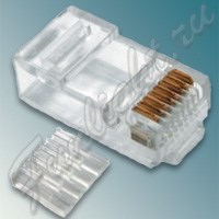 FD 05-1022/FD 6036 Джек-штекер компьютерный RJ-45 8р-8с CAT 5e со вставкой (уп.100/10000шт.) REXANT FD 05-1022 - фото 633429