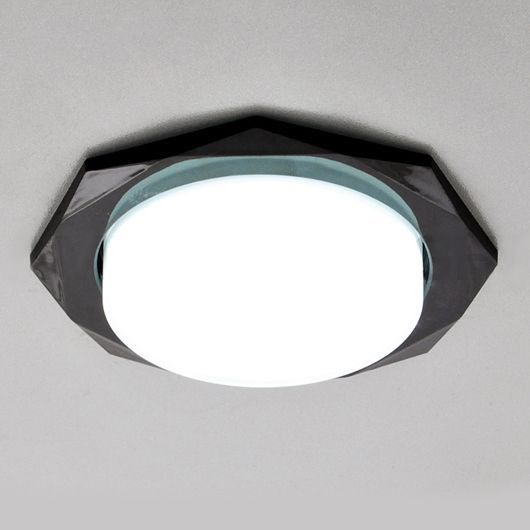 G180 BK черный GX53 Светильник встраиваемый (уп.100шт.) Ambrella Light 4607181420137 - фото 633437