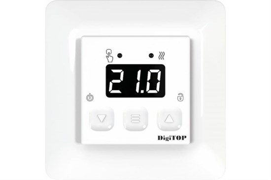 TS-1F Терморегулятор встраиваемый, цифровой, белый DigiTOP® (Россия) TS-1F - фото 633498