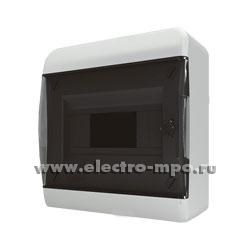 TF5-KP12-N-08-41-K01-K03/BNK40-08-1 Tekfor Бокс ЩРН-П-8 модулей навесной пластик с дымчатой прозр. дверцей IP41 (уп.4шт.) IEK® TF5-KP12-N-08-41-K01-K03 - фото 633626