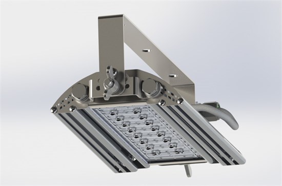 УСС-40 Катана-Д Светильник светодиодный 40W 4000K AC 160V-280V IP67, крепление скоба ФОКУС УСС-40 Катана-Д - фото 633794