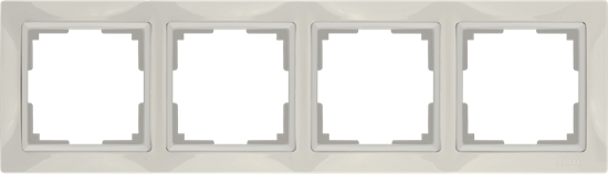 WL03-Frame-04 Snabb Basic Рамка на 4 поста, слоновая кость (уп.10шт.) Werkel™ a036633 - фото 633914