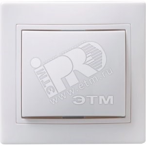 EVK10-K01-10-DM КВАРТА ВС10-1-0-КБ Одноклавишный выключатель 10А, в сборе, белый (уп.10шт.) IEK® EVK10-K01-10-DM - фото 633981